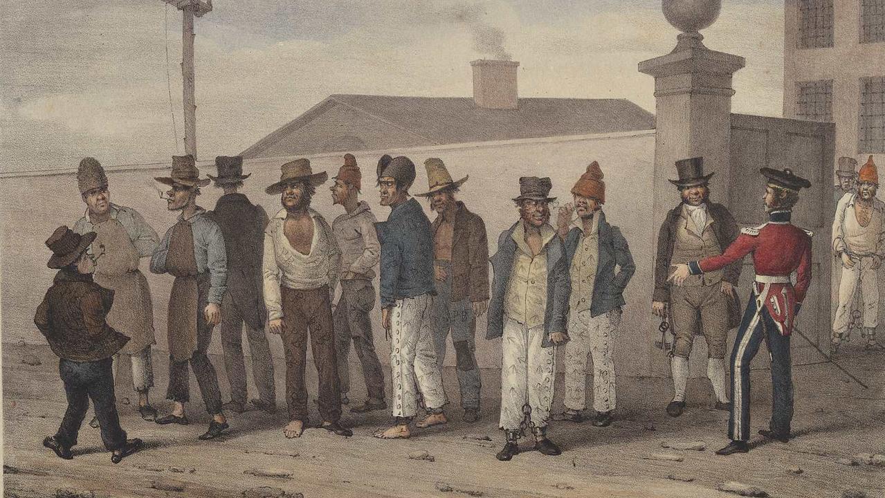 Augustus Earle’s <i>A Government Jail Gang </i>(1830).